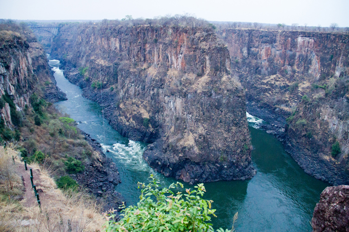 View of the gorges